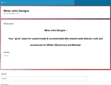 Tablet Screenshot of minerjohndesigns.com